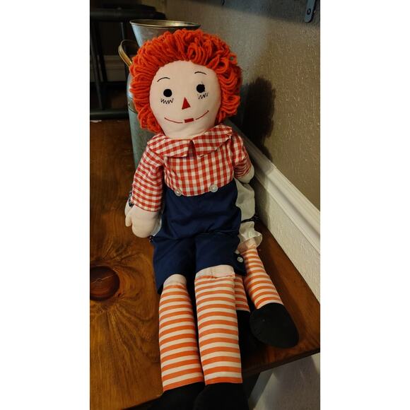 Vintage Raggedy Ann and Andy Set Handmade And Merrill Lot Of 4 One Slight Damage - Picture 14 of 16